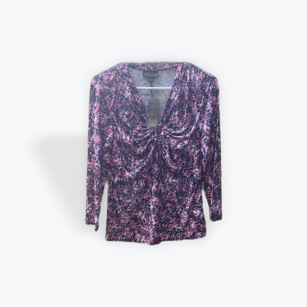 Bold element Elegant Pink and Black Women's Top